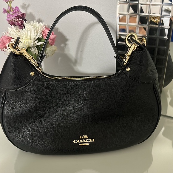 Coach Mara Hobo Black Gold - Picture 2 of 16